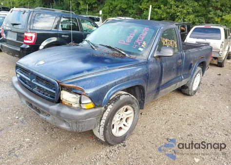 2003 Dodge Dakota Sxt from USA, damaged, VIN 1D7FL16X93S126576